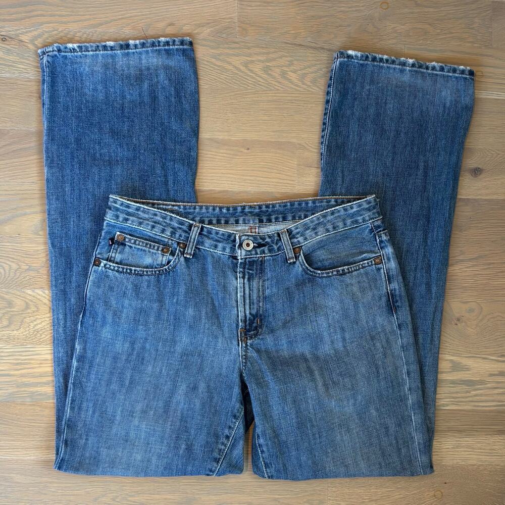 Ralph Lauren Blue Boot Cut Jeans talk inseam 34  Y2K - Picture 2 of 8